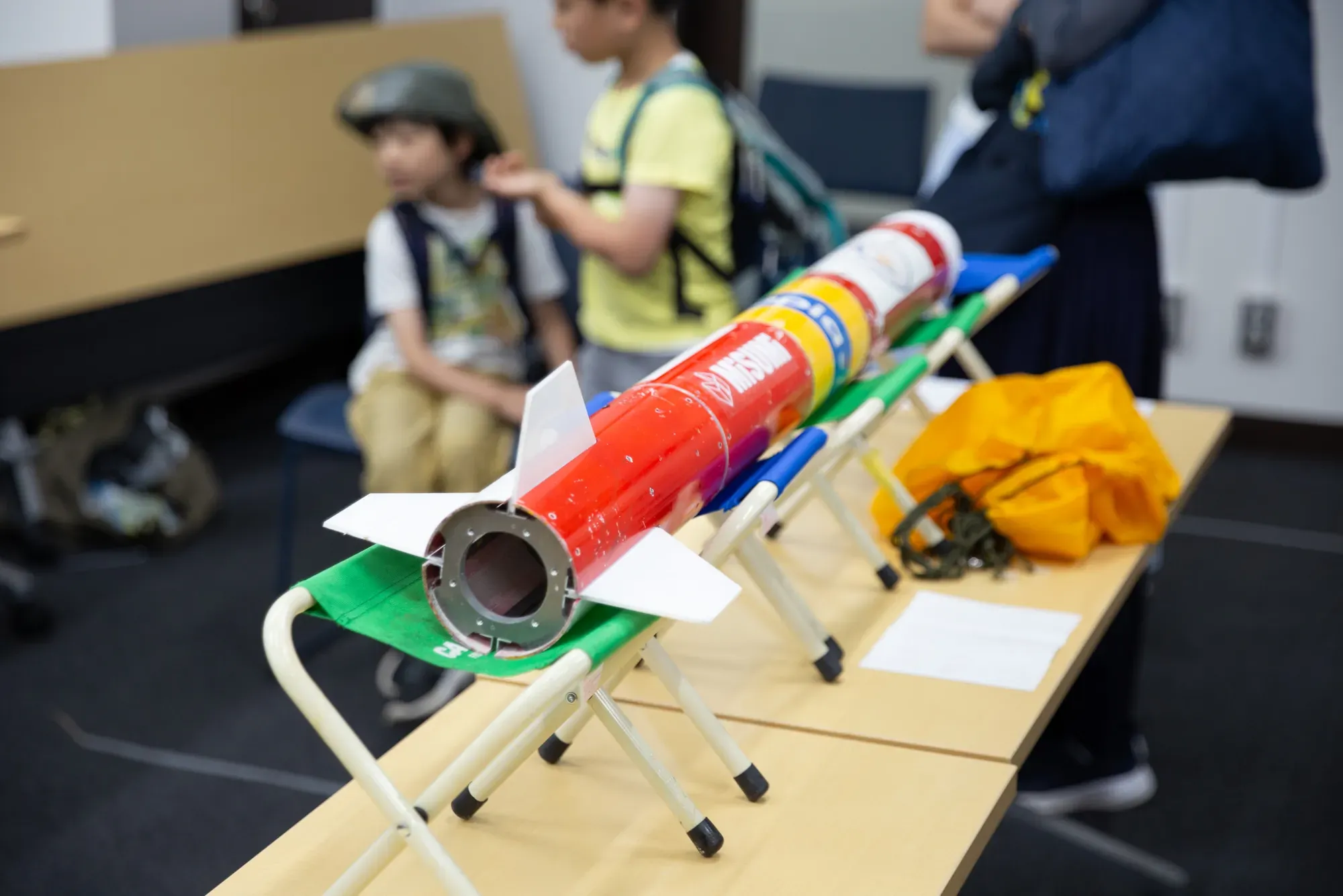 ロケット一号機の実機展示